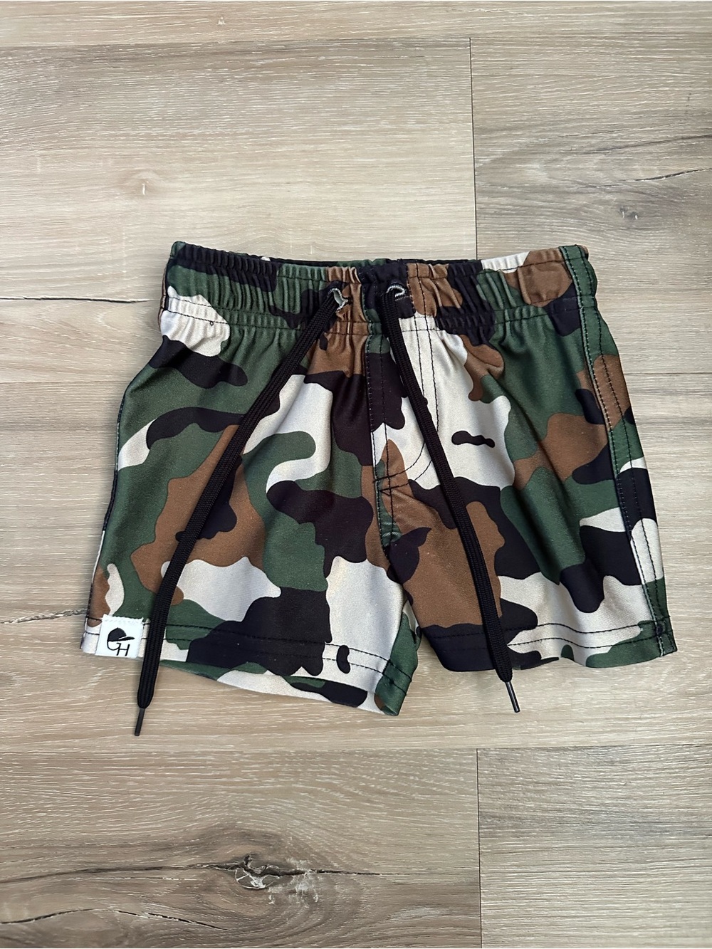 George Hats Camo Army Print Board Shorts